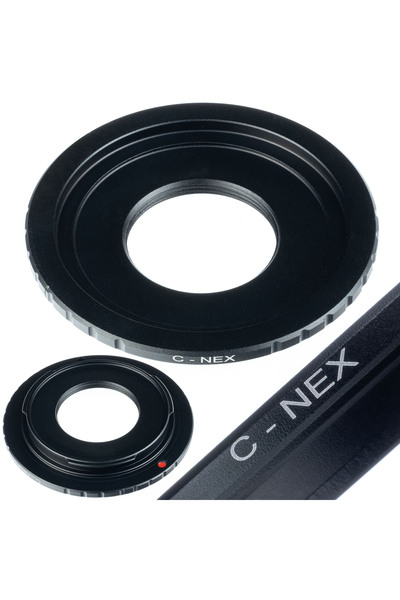 Rosfix Adaptor C-Mount la Sony E-Mount | Compatibil cu Sony NEX, Alpha, PXW