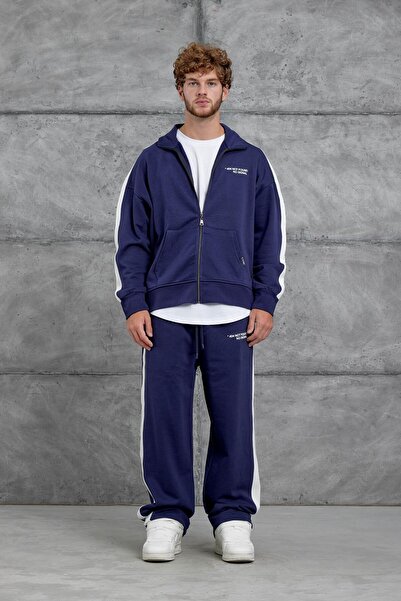 NOMARC Σετ αθλητικής φόρμας μεγάλου μεγέθους με στάμπα Navy Blue Nmrc 404 Not Found