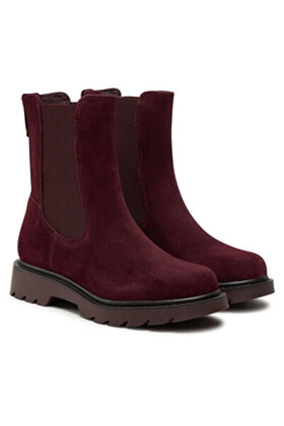 Tamaris γυναικείες μπότες Chelsea 1-25477-43 κόκκινες