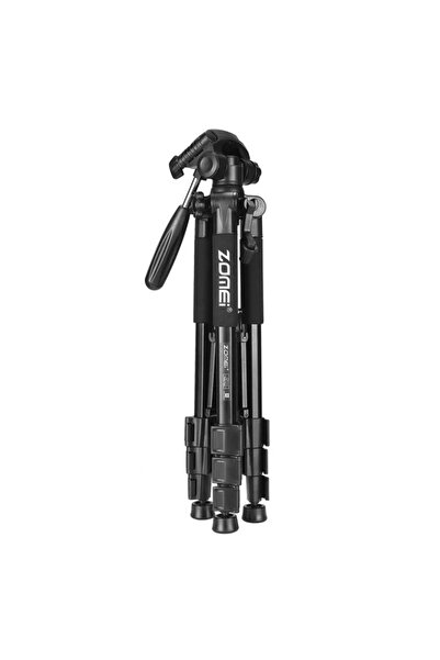 zomei Professional Aluminum Tripod with 3-Way Head and Quick Release System, Phone Holder Included