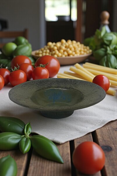 İREA PORSELEN Ruw Sprout 24cm Porcelain Pasta Plate and Salad Plate