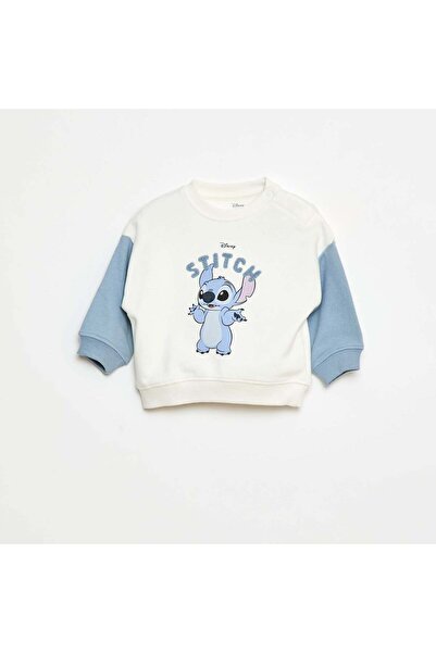 KIABI سويت شيرت ديزني "ستيتش" برقبة دائرية باللون الأزرق