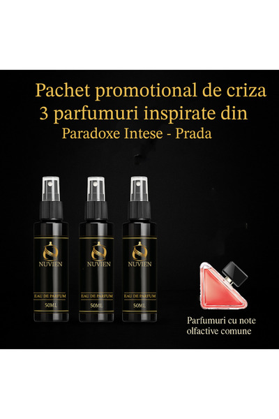Nuvien Set of 3 Perfumes 50ml – Inspired by Paradoxe Intense P