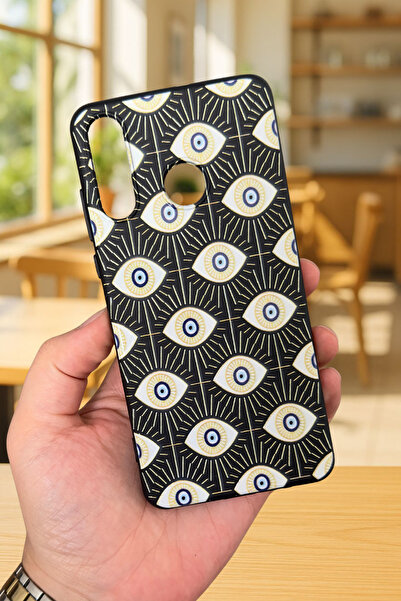 Vip Case Huawei P30 Lite Uyumlu Evıl Eye Desenli Silikon Darbe Emici Klasik K...