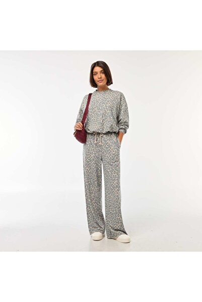 KIABI Lightweight sweatshirt fabric joggers with 2 pockets BEIGE