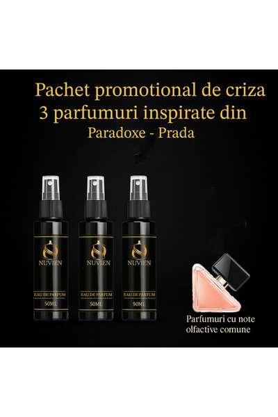Nuvien Set of 3 Perfumes 50ml – Inspired by Paradoxe P.