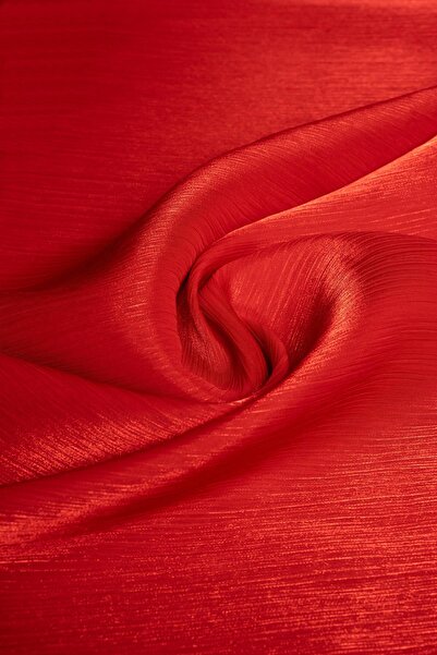 Kumaş Deposu قماش تول منسوج لفساتين السهرة باللون الأحمر من ديرين