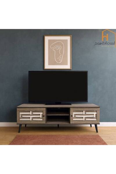 Al Saadah Home TV Unit - 140×40×45 cm - Gray