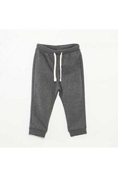 KIABI Lightweight sweatshirt fabric trousers with elasticated waist GREY