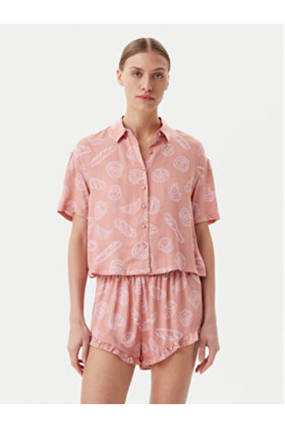 Hunkemöller Hunkemoller Γυναικεία Πιτζάμα Τοπ 301513 Μπεζ