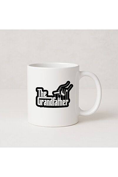 MODA كوب من البورسلين مطبوع عليه هدية للجد