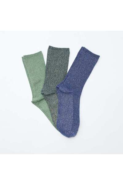 KIABI 3-Pack of Cotton Novelty Socks GREEN