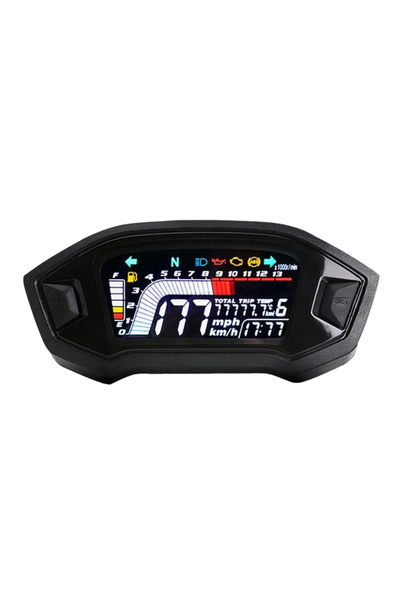 EVO MOTORS Bord Moto Digital Universal, Vitezometru Kilometraj Atv