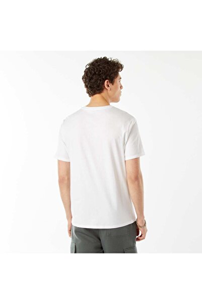 KIABI Printed slogan T-shirt WHITE