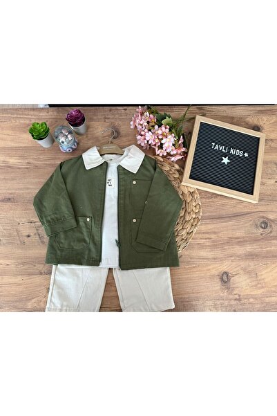 Baby Tavlı Kid's Jikko 3 Parça Ceketli Çocuk Takımı
