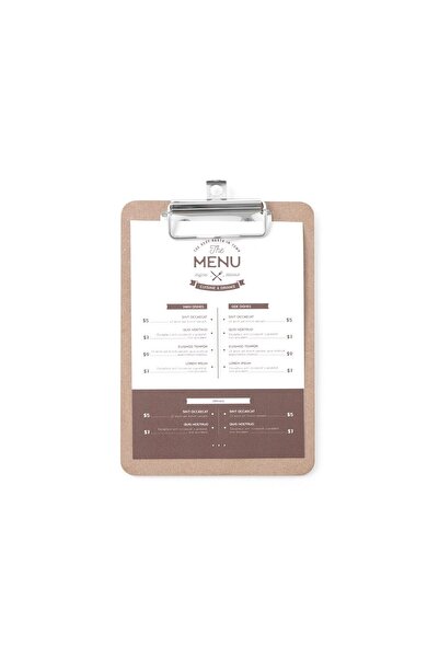 HENDI Clipboard pentru meniu 185x245 mm
