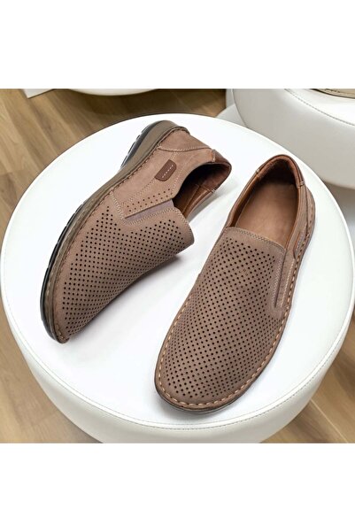 BMoD Pantofi casual bărbătești din piele gri cu șireturi MOD13758