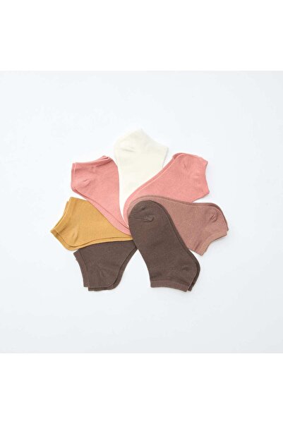 KIABI Pack of 7 pairs of trainer socks BEIGE