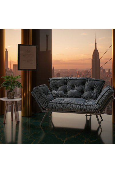 AVYNA Luxury Home Milano Series | Katlanır Yataklı İkili Kanepe | Mekanizmalı Modern Çekyat Koltuk
