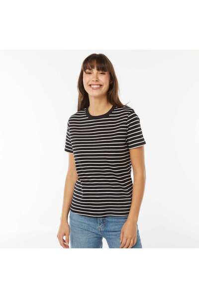KIABI Thick cotton T-shirt BLACK