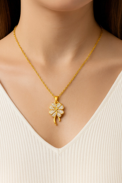 G Sport POLO Butterfly Winged Steel Necklace with Opening Inside