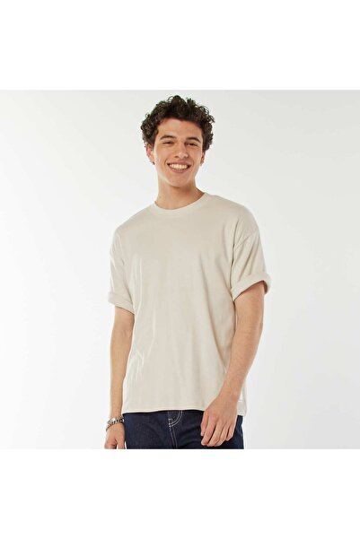 KIABI Oversized T-shirt with label at the hem GREY