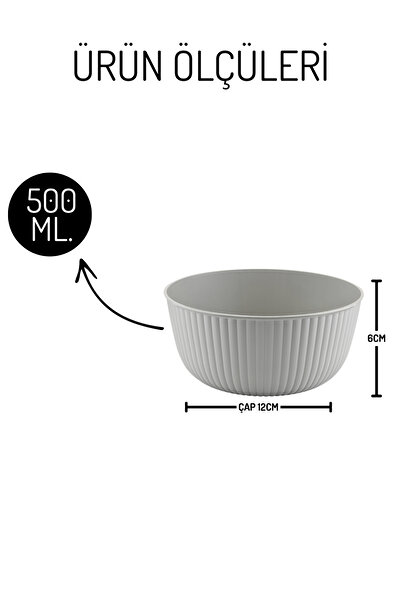 Nandy Home Luno Model 500ml Bowl - Multi-Purpose Storage Container
