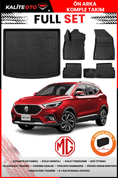ko kaliteoto Mg Zs Benzinli 2022-2023-2024-2025 Model Alt Bagaj Havuzu+Paspas...