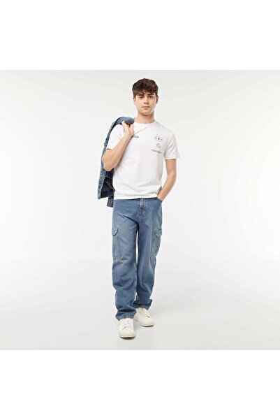 KIABI Printed slogan T-shirt WHITE