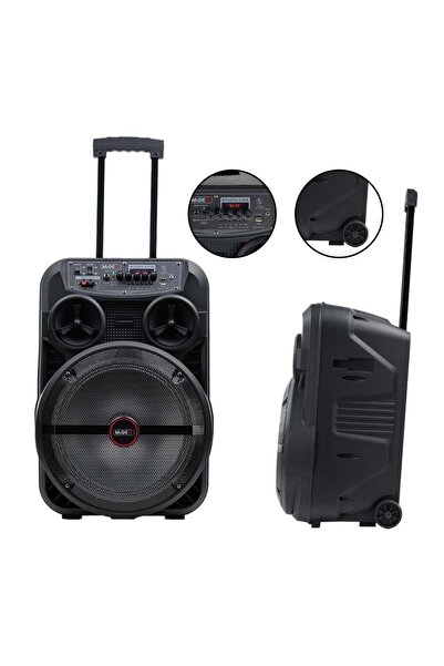 Midex MXR-280SXC Taşınabilir Seyyar Portatif 3 Mikrofonlu Şarjlı Ses Sistemi Hoparlör (280 Watt)