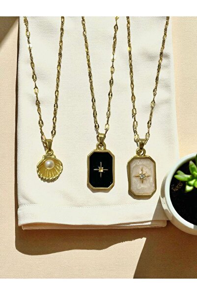 Fiamoss 3'Lü Best Friends Kolye Seti