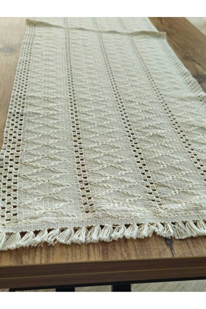 NATURAL LİFE CONCEPT Dantelli Runner Tablecloth