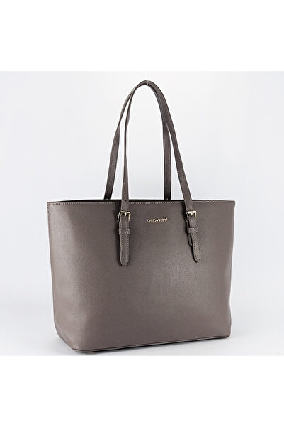 David Jones μεγάλη σκούρα γκρι τσάντα CM6738-3 13