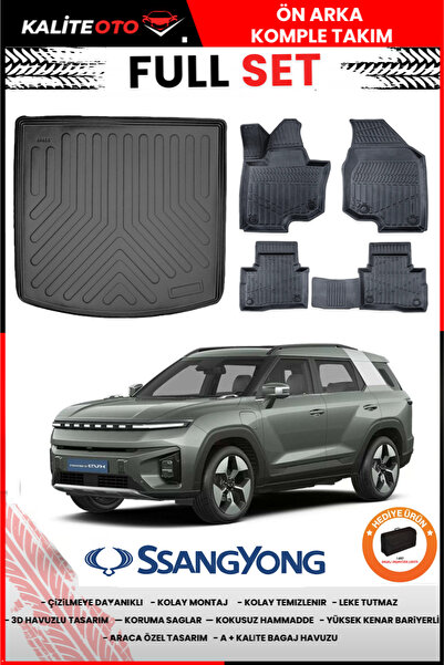ko kaliteoto Ssangyong Torres Evx 2024-2025 Model Bagaj Havuzu+Paspas Takımı ...
