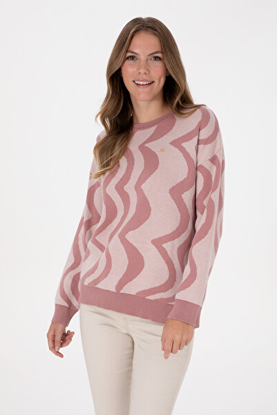 U.S. Polo Assn. Women's Orchid Crew Neck Sweater 50308899-Vr221