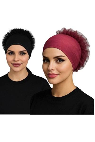 ALADİYAR Ruffled Bonnet