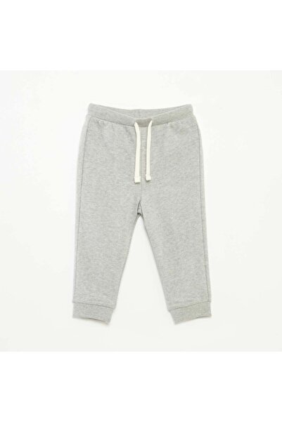KIABI Lightweight sweatshirt fabric trousers with elasticated waist GREY