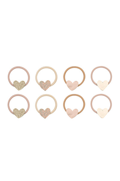 MIMI LULA Мими и Лула сърце мини 6-пакет гумени ластици за коса