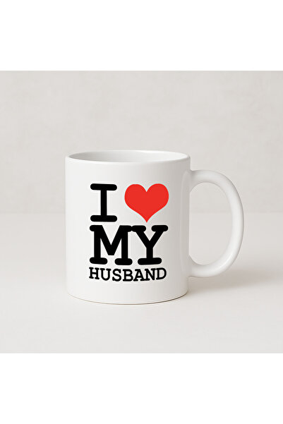 MODA كوب من البورسلين مطبوع عليه هدية لزوجي