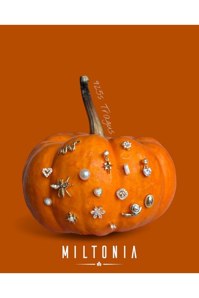 Miltonia Gerçek İnci Tragus 925s Gümüş Tragus