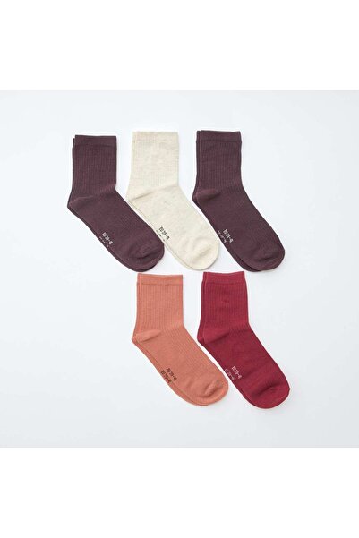 KIABI Pack of 5 pairs of socks RED