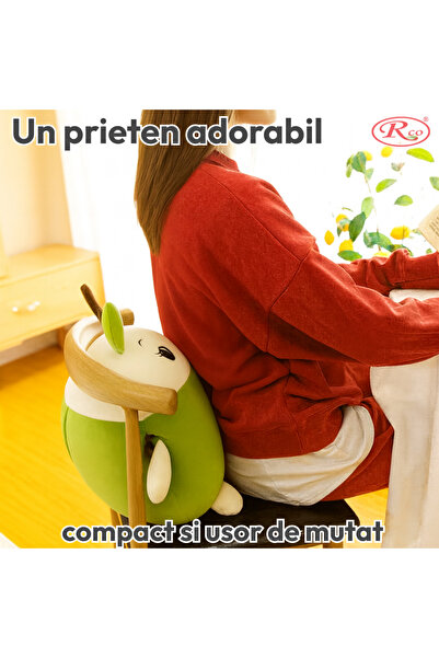 RCO Jucarie Plus Multifunctionala 3 in 1 - Jucarie, perna si paturica pufoasa, 35 cm, WJ6209C