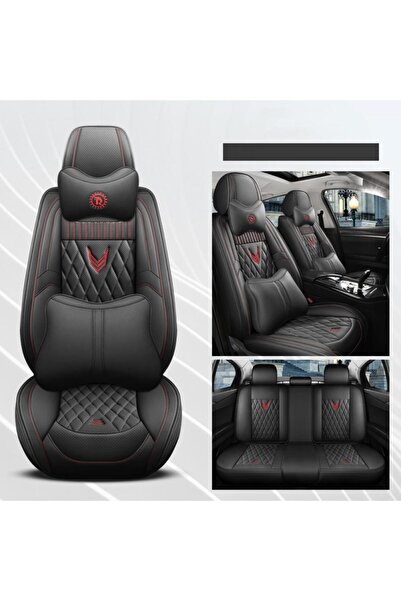 Guangzhou Fuzhixiang Auto Accessories Co Set huse scaune auto universale editie de lux material piele ecologica scaune fata spate tetiere