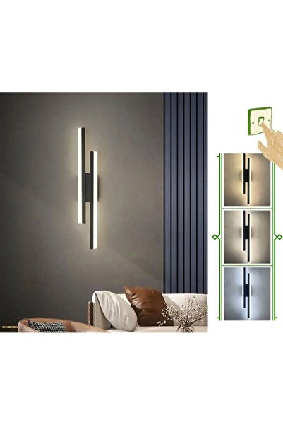 fullreyon Elektrikle Çalışır, 12 Watt , 3000 Kelvin Gün Işığı Led Aplik, İç Merkan Led Duvar Armatürü -220V