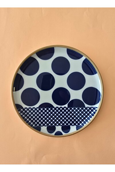 Porland Spotty Puantiyeli Pasta Tabağı 20cm 6 Parça