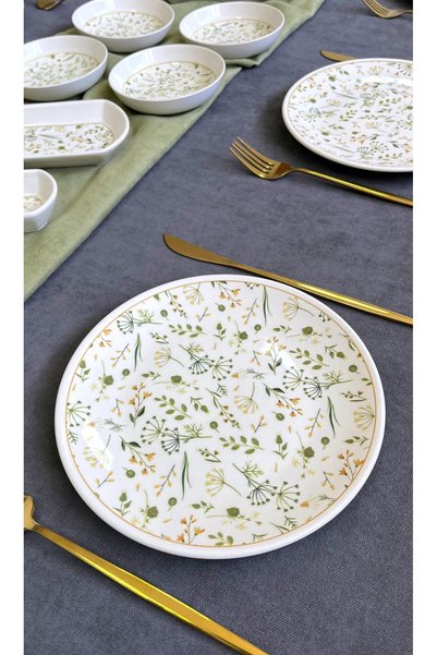 ers erbaşlar Porvina 16 Piece Luxury Breakfast Set for 6 People Breakfast Presentation Set