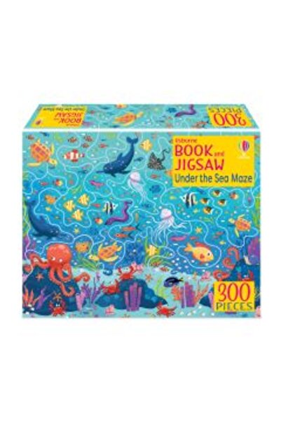 Usborne Carte și puzzle sub labirintul mării
