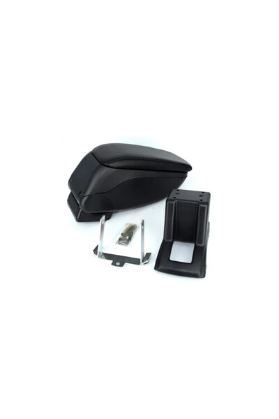 Lumi LUXURY Black car armrest compatible with Dacia Sandero II 2012-2020 with rear electric windows