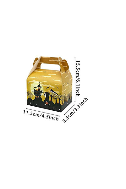 OEM Set 20 de cutii pentru bomboane de Halloween, 11.5 x 8.5 x 15.5 cm, carton, multicolor