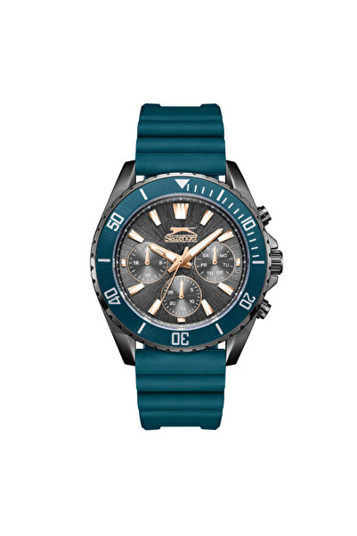 Slazenger ساعة رجالية متعددة الوظائف بمينا مسدس - SL.9.2274.2.03